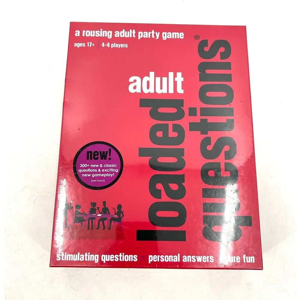 NEW LOADED QUESTIONS Adult Edition Party Game Family Night Ages 17+ 4-6 Players